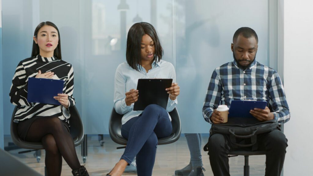 employment recruits rehearsing speech for job inte 2022 02 22 14 02 42 utc